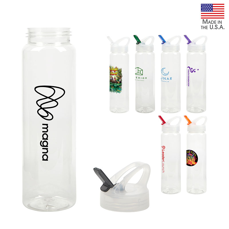 Santa Cruz 32 oz. PET Bottle with Flip Spout 1 Santa Cruz 32 oz. PET Bottle with Flip Spout 1