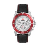 44mm, Silver Metal Case, Rd Bezel, Chrono Mvt 1 44mm, Silver Metal Case, Rd Bezel, Chrono Mvt 1