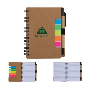 Unity FSC Notebook with Sticky Flags & Pen 1 Unity FSC Notebook with Sticky Flags & Pen 1