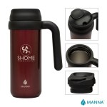 Manna 16 oz. Mocha Stainless Steel Mug 1 Manna 16 oz. Mocha Stainless Steel Mug 1