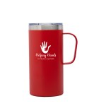 Sutcliff 20 oz. Double Wall, Stainless Steel Camping Mug - Red Sutcliff 20 oz. Double Wall, Stainless Steel Camping Mug - Red