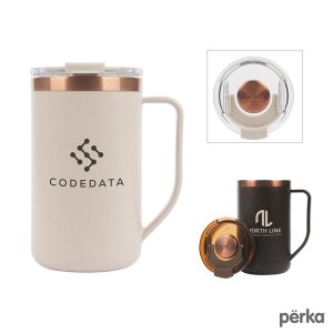 Perka Guji 15 oz. Recycled Steel and Coffee Grounds Mug 1 Perka Guji 15 oz. Recycled Steel and Coffee Grounds Mug 1