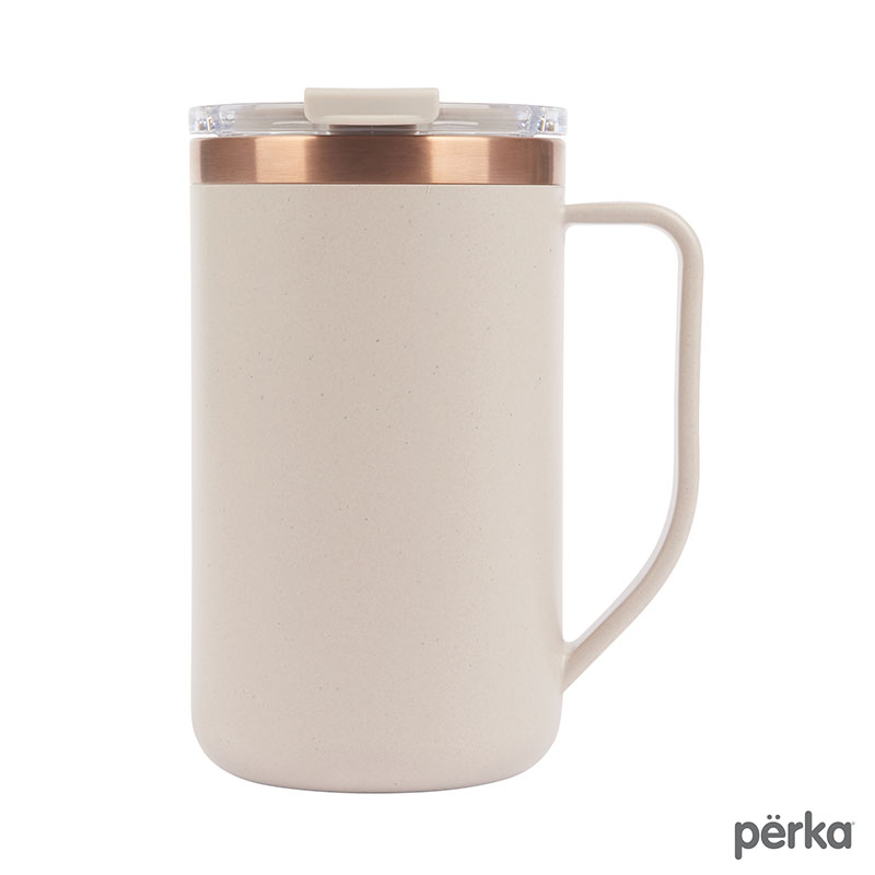 Perka Guji 15 oz. Recycled Steel and Coffee Grounds Mug 1