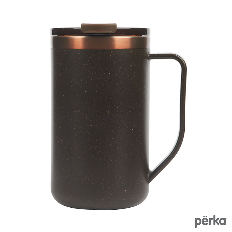 Perka Guji 15 oz. Recycled Steel and Coffee Grounds Mug 1