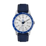 43.5mm,Ss, Silver Case, Bl Bezel, 3-Hand Mvt, Dte 1 43.5mm,Ss, Silver Case, Bl Bezel, 3-Hand Mvt, Dte 1