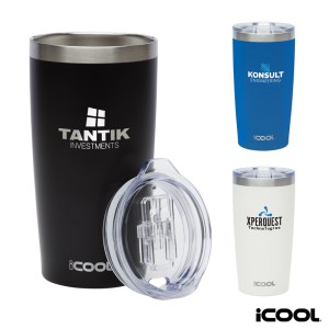 iCOOL Lewiston 20 oz. Double Wall Stainless Steel Tumbler 1 iCOOL Lewiston 20 oz. Double Wall Stainless Steel Tumbler 1