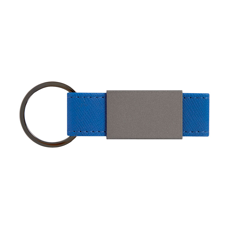 Boyd Aluminum & Leatherette Keyring 1