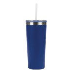 Bergen 24 oz. Steel/100% Recycled PP Liner Travel Tumbler - Blue Bergen 24 oz. Steel/100% Recycled PP Liner Travel Tumbler - Blue