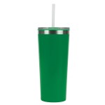 Bergen 24 oz. Steel/100% Recycled PP Liner Travel Tumbler - Orange Bergen 24 oz. Steel/100% Recycled PP Liner Travel Tumbler - Orange