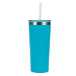 Bergen 24 oz. Steel/100% Recycled PP Liner Travel Tumbler - Light Blue Bergen 24 oz. Steel/100% Recycled PP Liner Travel Tumbler - Light Blue