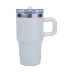 Briar 20 oz. Double Wall, Stainless Steel Travel Mug - White Briar 20 oz. Double Wall, Stainless Steel Travel Mug - White