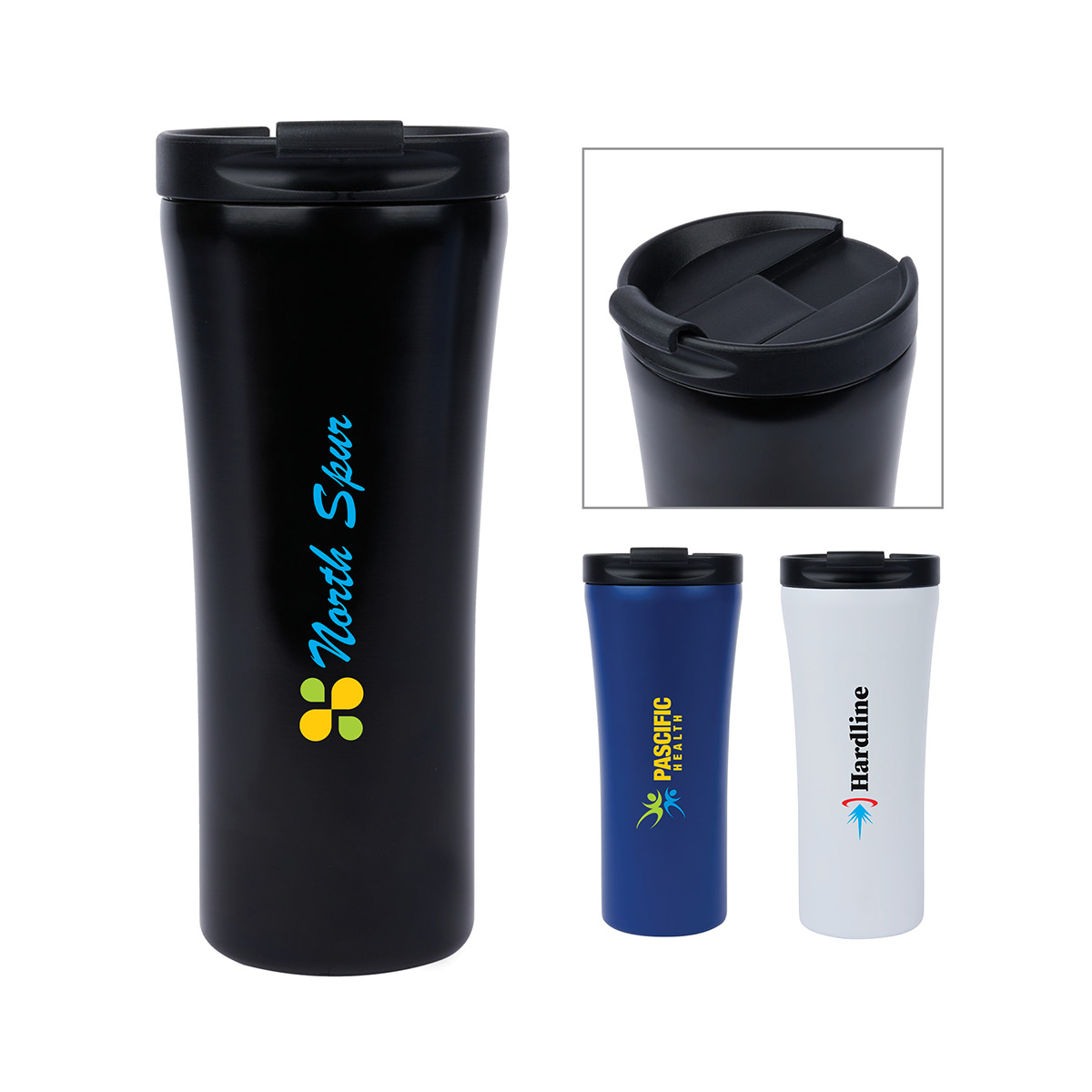 Conrad 16 oz. Double Wall Steel Vacuum Travel Tumbler 1