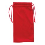 Vanda Microfiber Drawstring Pouch - Red Vanda Microfiber Drawstring Pouch - Red