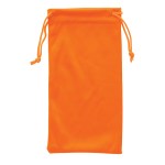Vanda Microfiber Drawstring Pouch - Orange Vanda Microfiber Drawstring Pouch - Orange