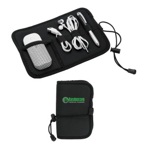 Somalia Neoprene Roll-Up Tech Organizer 1 Somalia Neoprene Roll-Up Tech Organizer 1