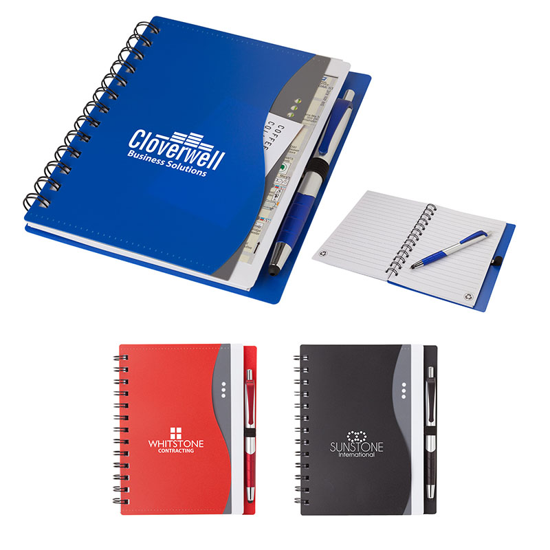 Bellevue Junior Notebook w/Stylus Pen 1