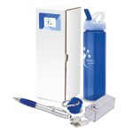 Salon 3-Piece Trade Show Gift Set - Blue Salon 3-Piece Trade Show Gift Set - Blue