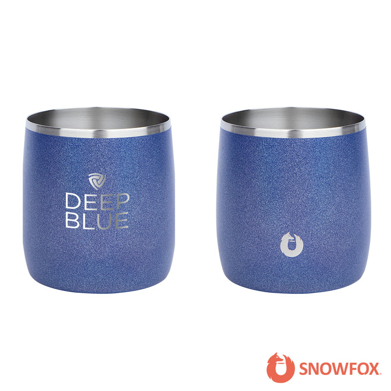 Snowfox 11 oz. Shimmer Finish Vacuum Insulated Whiskey Rocks Tumbler 1