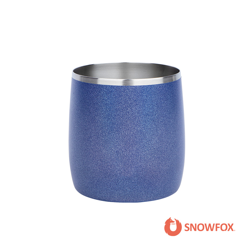 Snowfox 11 oz. Shimmer Finish Vacuum Insulated Whiskey Rocks Tumbler 1