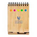 Ridgecrest 3-in-1 Bamboo Jotter w/Pen 2 Ridgecrest 3-in-1 Bamboo Jotter w/Pen 2