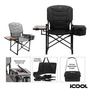 iCOOL Twin Peaks Deluxe Camping Chair With 18-Can Cooler 1 iCOOL Twin Peaks Deluxe Camping Chair With 18-Can Cooler 1