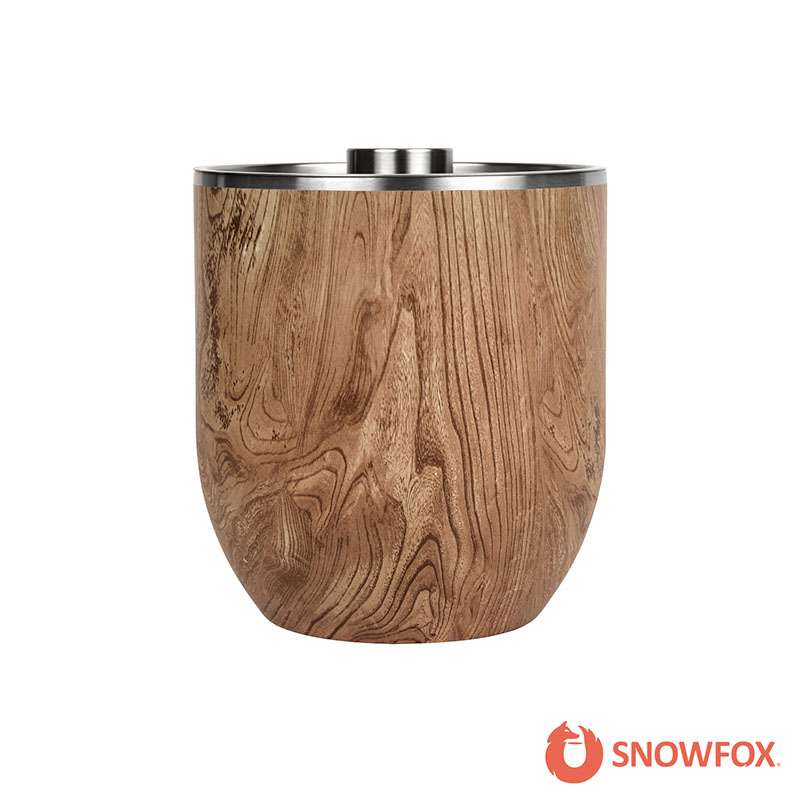 Snowfox 3L Double Wall Stainless Steel, Vacuum Insulated Ice Bucket 1