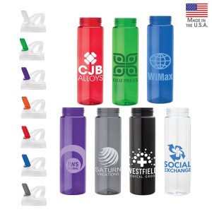 Newport 25 oz. PET Bottle with Flip Spout 1 Newport 25 oz. PET Bottle with Flip Spout 1