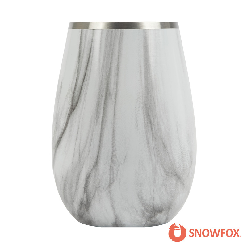 Snowfox 8 oz. Vacuum Insulated Sauvignon Blanc Wine Glass 1