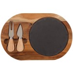 Bon Appetit Slate Cheese Set 2 Bon Appetit Slate Cheese Set 2