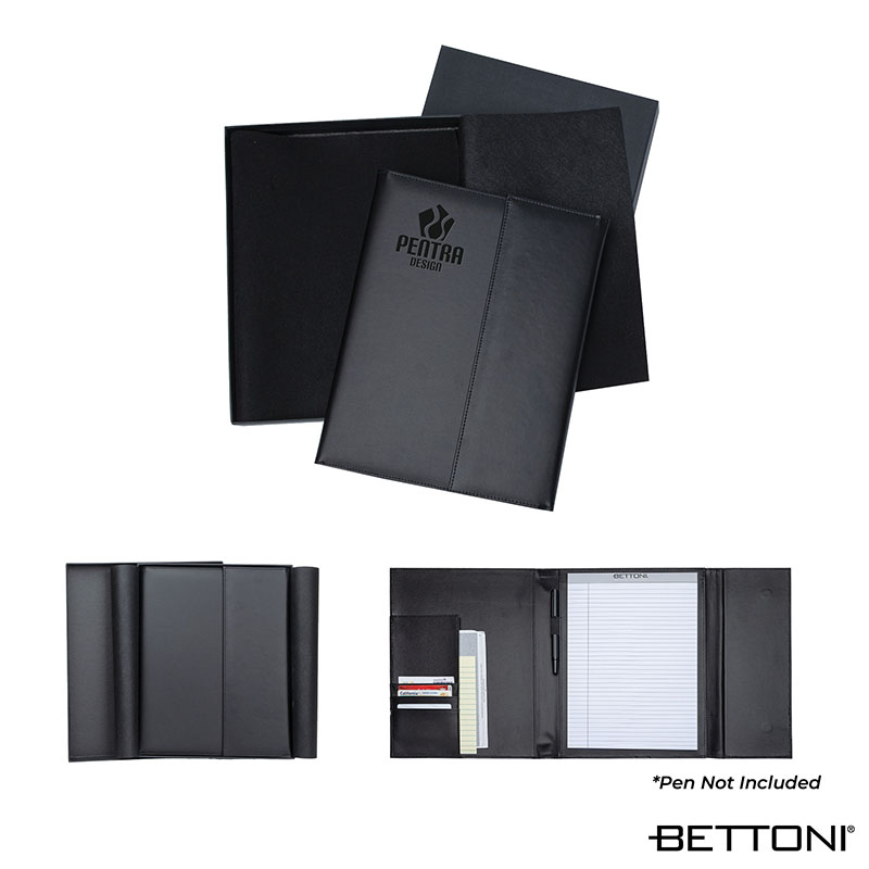 Bettoni Atrani Bonded Leather Letter Size Padfolio 1 Bettoni Atrani Bonded Leather Letter Size Padfolio 1