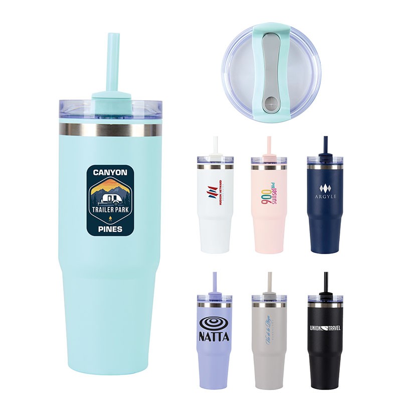 Yesler 30 oz. Double Wall Steel/PP Liner Travel Tumbler 1