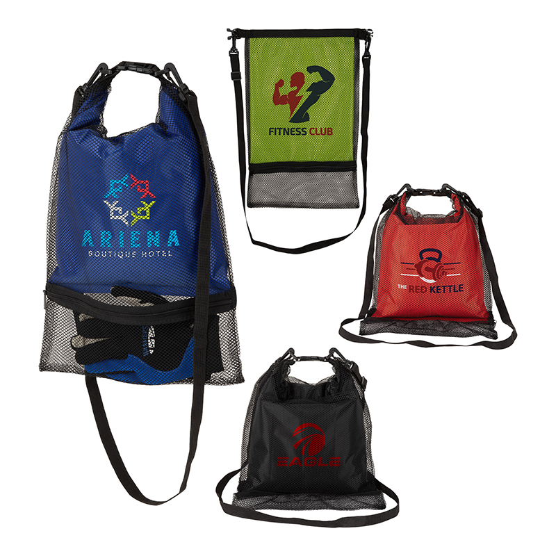 Crestone 3.8L Waterproof Bag w/ Mesh Outer 1 Crestone 3.8L Waterproof Bag w/ Mesh Outer 1