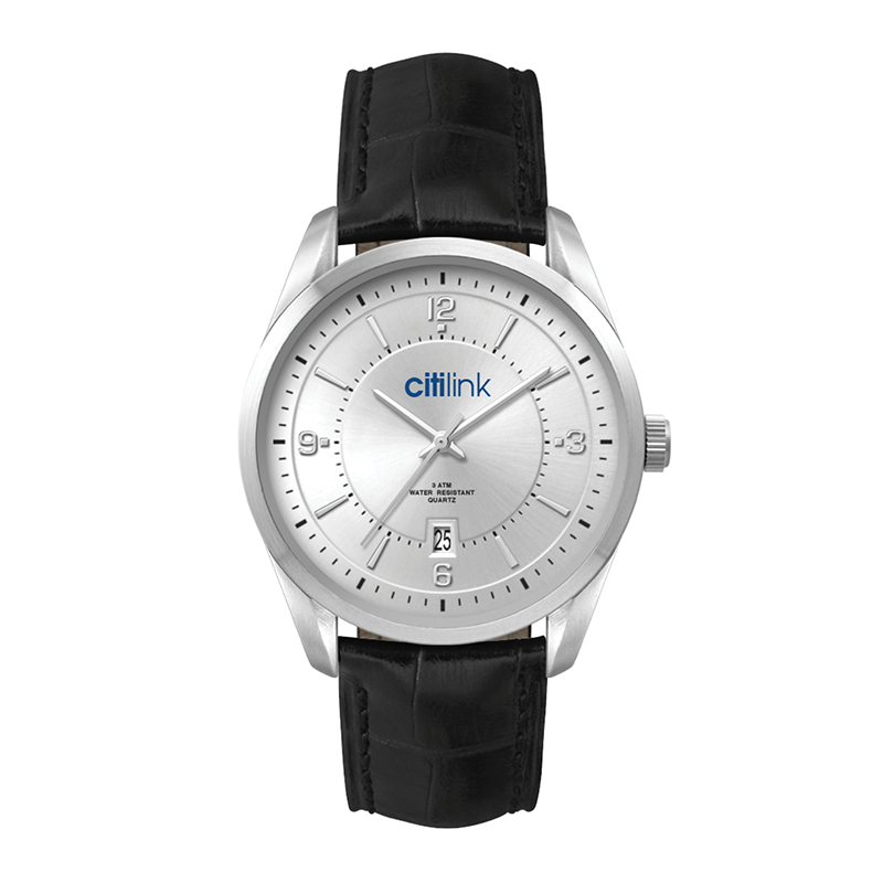Wc5104 42mm Metal Silver Case, 3 Hand Mvmt, Silver Dial, Dte Display, Leather Strap, Flatm Mineral C 1 Wc5104 42mm Metal Silver Case, 3 Hand Mvmt, Silver Dial, Dte Display, Leather Strap, Flatm Mineral C 1