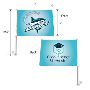 DisplaySplash Car Flag - Double Sided 1 DisplaySplash Car Flag - Double Sided 1