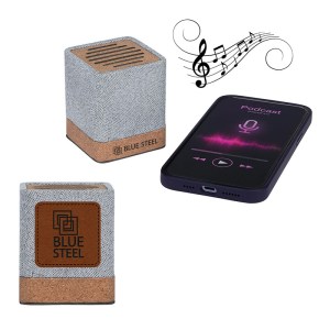 Grayson 5W RPET & Cork Wireless Speaker 1 Grayson 5W RPET & Cork Wireless Speaker 1