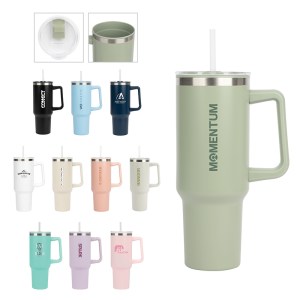 Izzy 40 oz. Steel/PP Liner Travel Mug 1 Izzy 40 oz. Steel/PP Liner Travel Mug 1