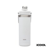 iCOOL Lakewood 24 oz. Double Wall, Stainless Steel Bottle - White iCOOL Lakewood 24 oz. Double Wall, Stainless Steel Bottle - White