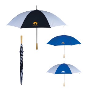 Hartselle 60" Golf Umbrella With Wood Handle 1 Hartselle 60" Golf Umbrella With Wood Handle 1