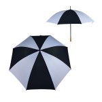 Hartselle 60" Golf Umbrella With Wood Handle 2 Hartselle 60" Golf Umbrella With Wood Handle 2