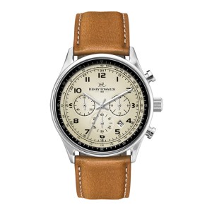 Wc3002 41mm Steel Silver Case, Chronograph Mvmt, Beige Dial, Dte Display, Leather Strap, Dome Minera 1 Wc3002 41mm Steel Silver Case, Chronograph Mvmt, Beige Dial, Dte Display, Leather Strap, Dome Minera 1