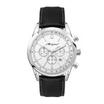 Wc3064 42mm Steel Silver Case, Chronograph Mvmt, White Dial, Dte Display, Leather Strap, Flat Minera 1 Wc3064 42mm Steel Silver Case, Chronograph Mvmt, White Dial, Dte Display, Leather Strap, Flat Minera 1