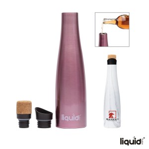 Liquid Fusion 25 oz. Vacuum Insulated Steel Wine Carafe / Bottle 1 Liquid Fusion 25 oz. Vacuum Insulated Steel Wine Carafe / Bottle 1