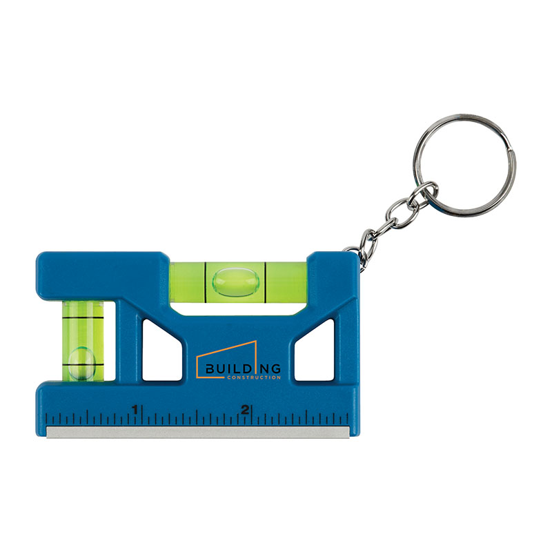 Hank 3" Level / Ruler Keyring 1