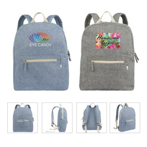 Renew III 10 oz. Recycled Cotton Backpack 1 Renew III 10 oz. Recycled Cotton Backpack 1