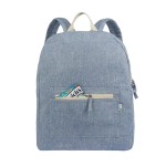 Renew III 10 oz. Recycled Cotton Backpack - Blue Renew III 10 oz. Recycled Cotton Backpack - Blue