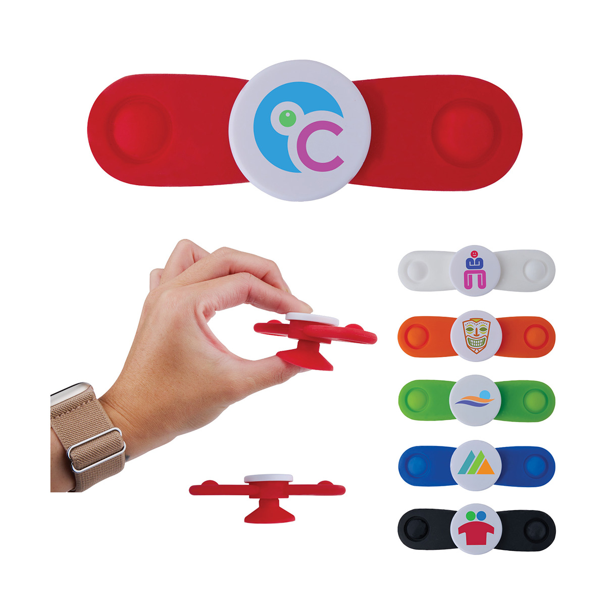 Zaza Push Pop Propeller Spinner with Suction Cup 1
