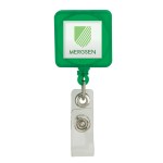 Divo Badge Holder with Clip - Green Divo Badge Holder with Clip - Green