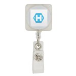 Divo Badge Holder with Clip - Clear Divo Badge Holder with Clip - Clear