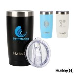 Hurley 20 oz. Double Wall Stainless Steel Travel Tumbler 1 Hurley 20 oz. Double Wall Stainless Steel Travel Tumbler 1