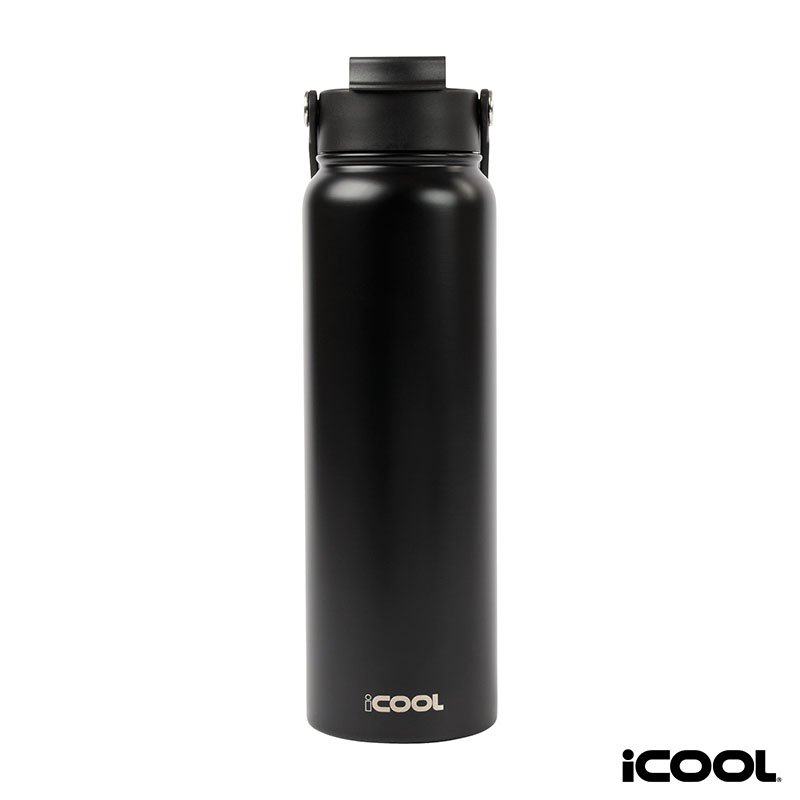 iCOOL Glenwood 35 oz. Double Wall, Recycled Stainless Steel Water Bottle 1